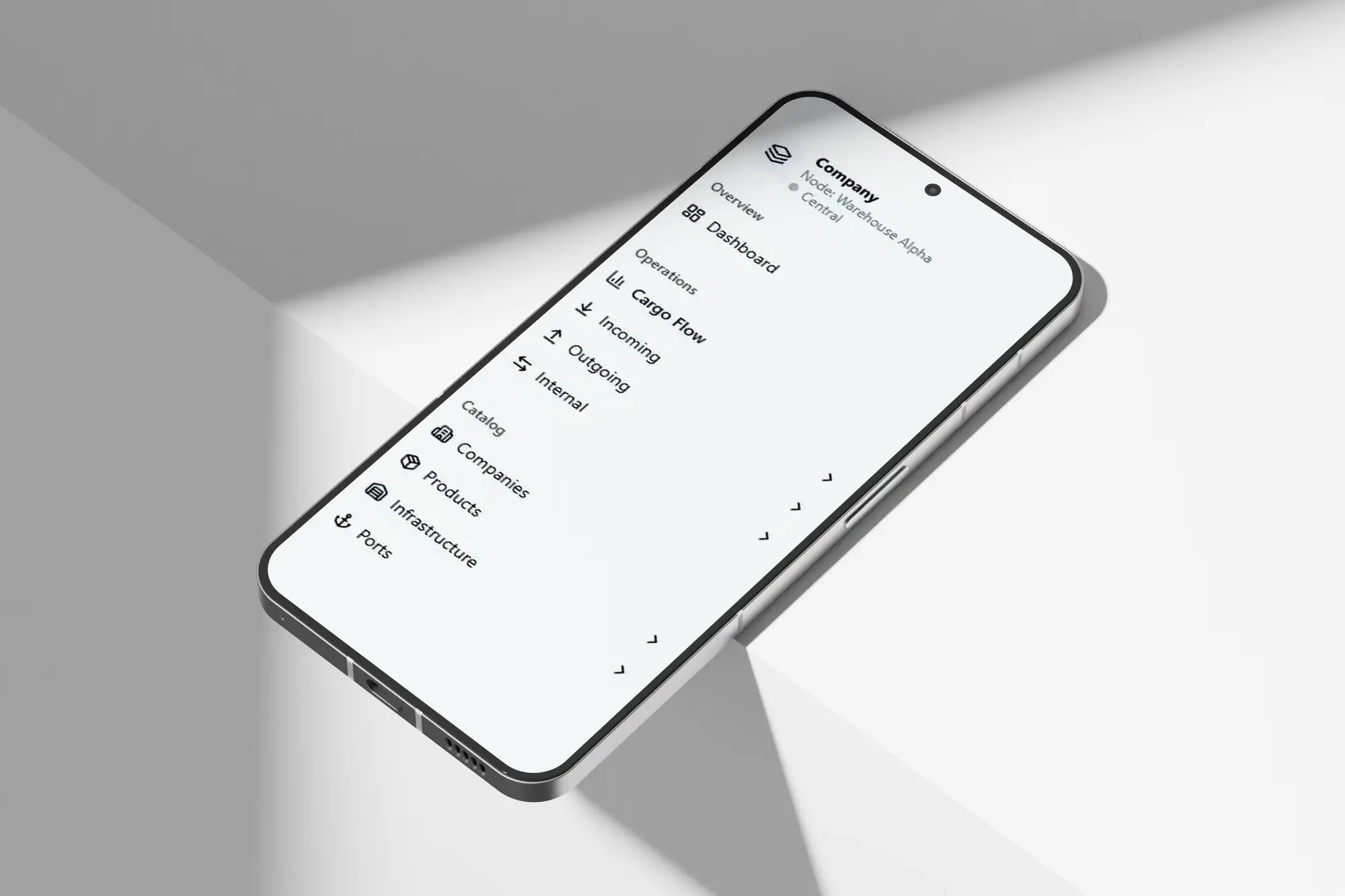 ERP for liquid cargo operations — on a phone